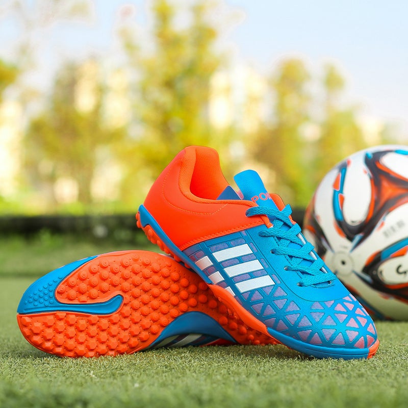 1610 Football Shoes Men'S And Women'S Glue Nails Long Nails Broken Nails Flat Bottom Children Adult Adolescent Plus Size Sports Training Shoes - Image 1