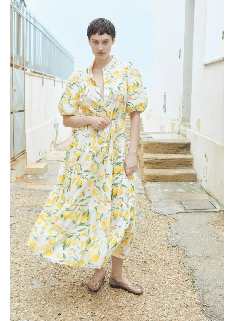 اتش اند ام Long cotton dress
