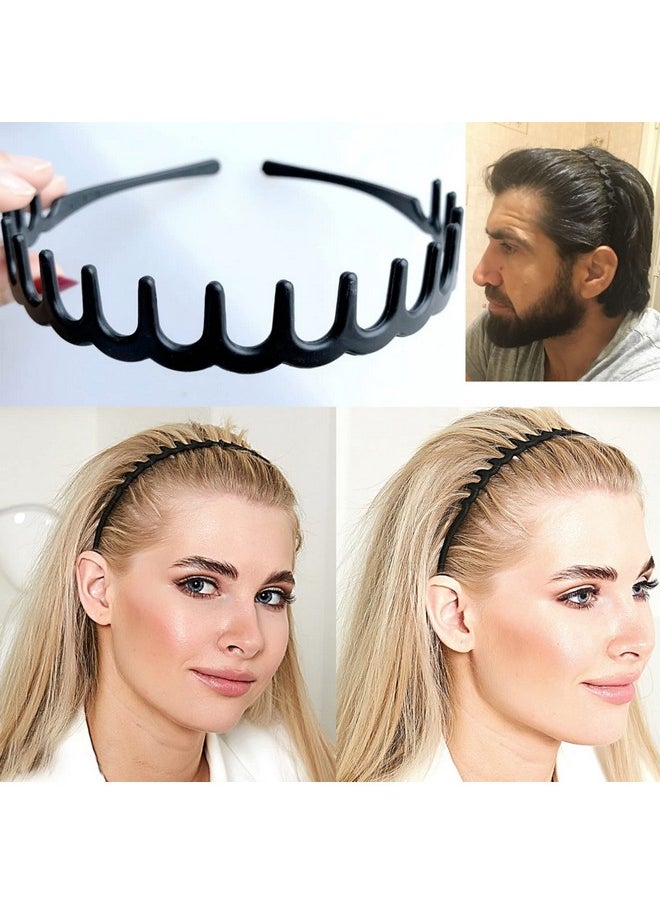 Apohi 8 Pcs Non Slip Fashion Effortless Plastic Headbands With Teeth Comb Skinny Hair Bands For Women Men Teen Girls (Matte Black) - pzsku/ZD7649AE356156A50D1FFZ/45/_/1696070760/721160d5-c59a-4296-a34f-dc1b2b4e3414