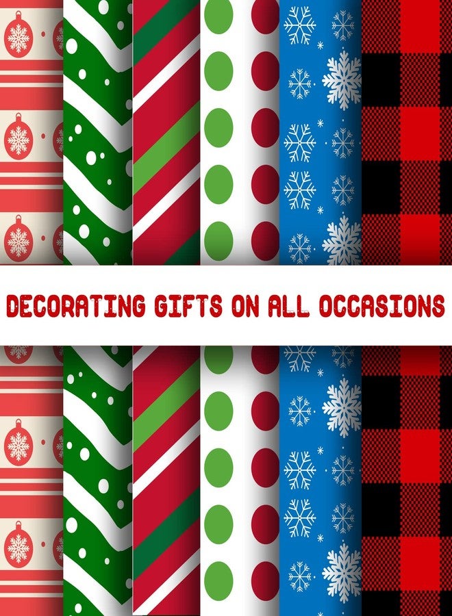 VIMUSFUN Christmas Drawstring Gift Bags 34pcs Assorted Wrapping Bags Upgraded Christmas Goodie Bags - Image 3