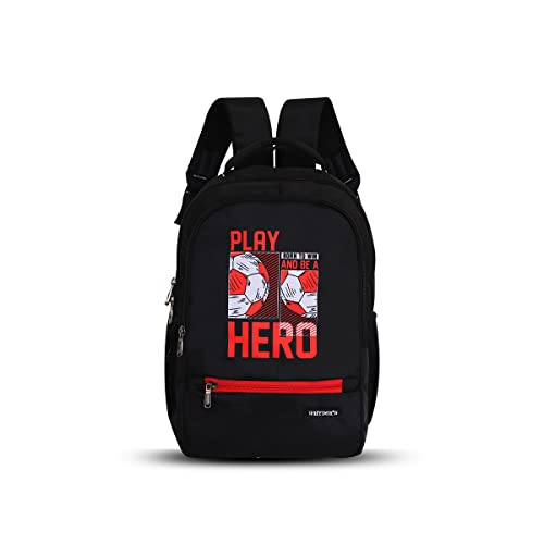 HYDER 35L Graphic Print Latest And Trendy Stylish Waterproof College/Casual/School Bag/Backpack For Kids, Boys, Girls, Men And Women | Best Bags For Everyday Use (Black) - Image 1