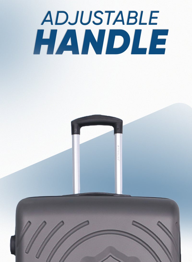 ستار لايف مجموعة حقائب سفر بعجلات من الجانب الصلب ABS مكونة من 3 قطع بعجلات دوارة مع قفل أرقام - Image 2