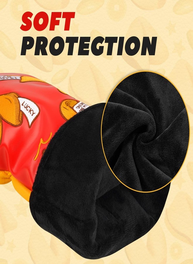 LZFAN Golf Club Head Cover Golf Head Cover Driver Headcover Fairway Wood Headcover Hybrid Club Head Cover Heavy Embroidered Pizza (Fortune Cookies for Driver) - Image 5