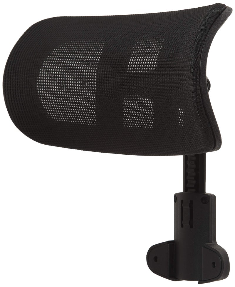 Lorell Mesh High-Back Office Headrest, Black, for use Hi-Back Mesh Chairs, 1 Count - Image 3