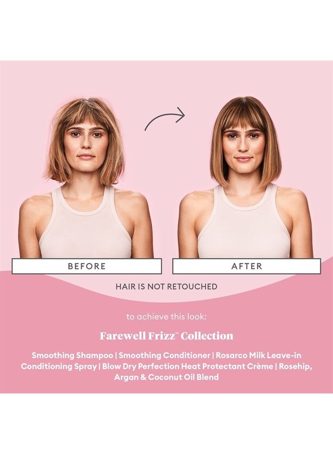 Briogeo Farewell Frizz Rosarco Milk Leave In Conditioning Spray, Coconut Oil + Argan Oil, Anti Frizz Hair Products for Straight, Wavy and Curly Hair, 5 Ounces - Image 4