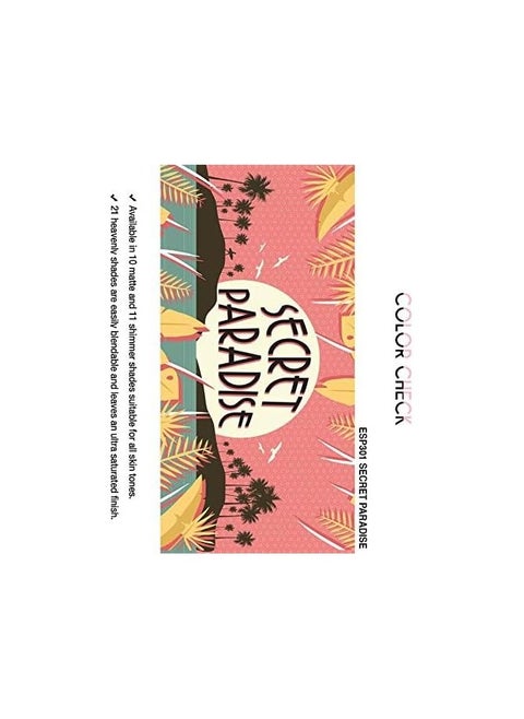 J.Cats take away 21 eyeshadow palatte /301 Secrt Paradis