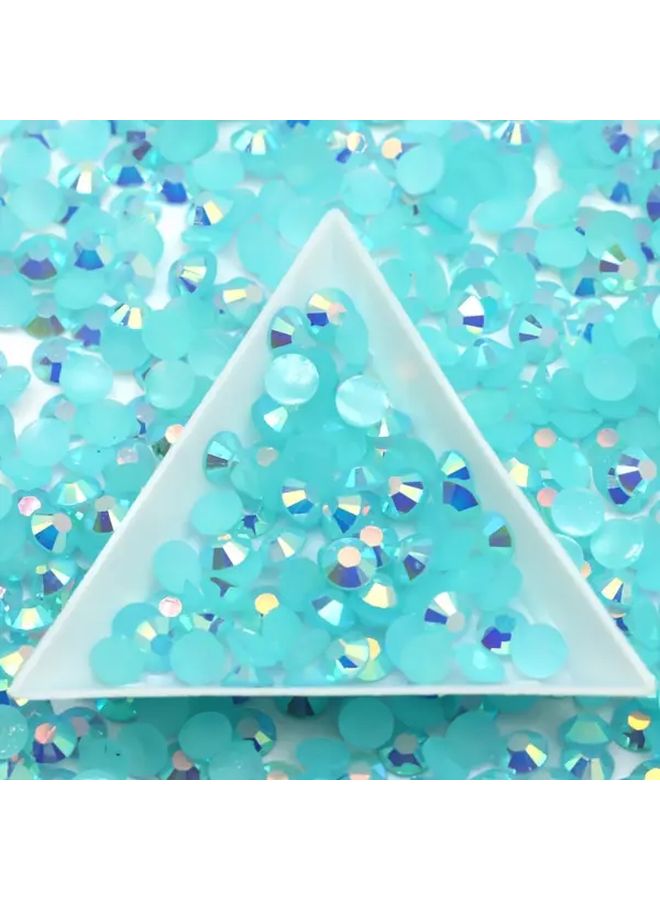 Resin Flat Bottom Rhinestones 5000 Pcs 3mm Light Sapphire AB For Nail Art DIY Crafts - Image 3