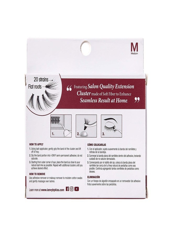 i.Envy i-ENVY 20D Extension Cluster Individual Lashes (Medium, 3 PACK) - Image 4