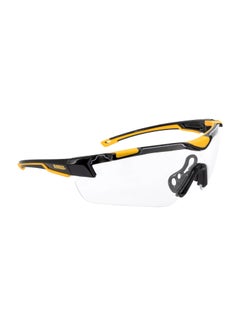 DEWALT DPG110 Chisel Unisex TrimFit Half Frame Protective Eyewear Black Frame Clear Lens