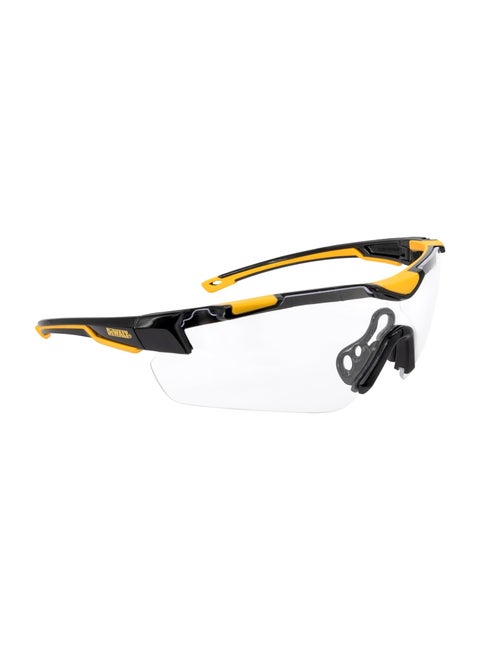 DEWALT DPG110 Chisel Unisex TrimFit Half Frame Protective Eyewear Black Frame Clear Lens