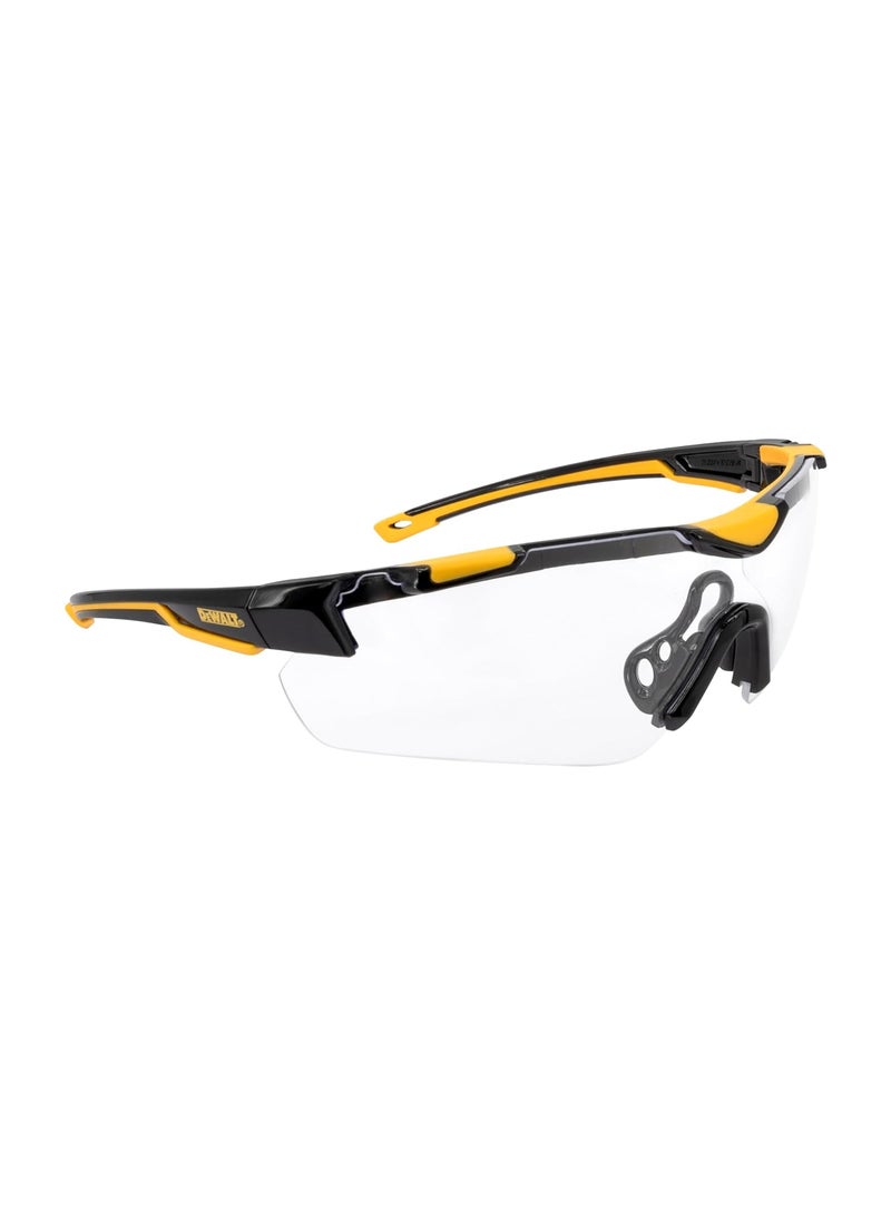 DEWALT - DEWALT DPG110 Chisel Unisex TrimFit Half Frame Protective Eyewear Black Frame Clear Lens - Image 1
