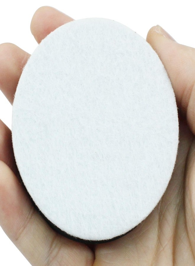 LifCratms 4 Pcs Round Furniture Bed Risers, Self-Adhesive Sofa Tables Risers Adds 1/2" Height with Felt Pad (Black, 2.56" Width) - Image 3