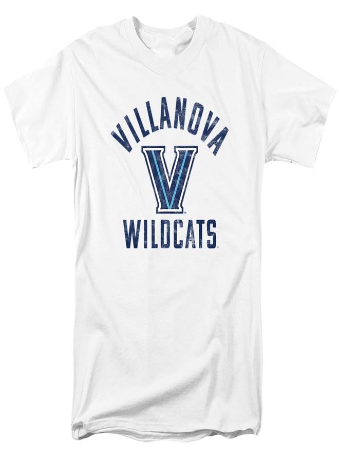 LOGOVISION Villanova University Official Wildcats Logo Unisex Adult T Shirt,White, Medium - Image 1