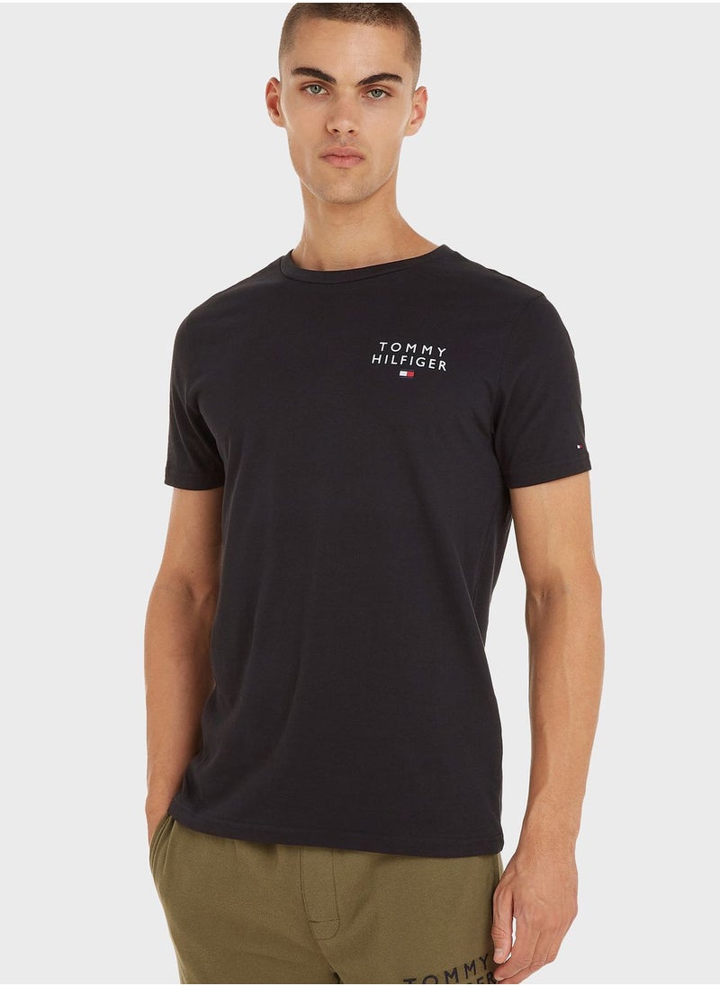 TOMMY HILFIGER - Logo Crew Neck T-Shirt - Image 1