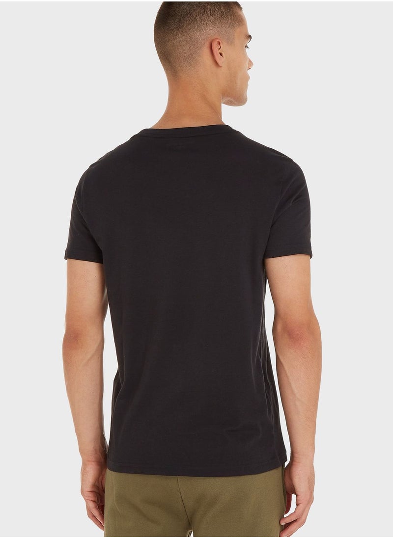 TOMMY HILFIGER - Logo Crew Neck T-Shirt - Image 1