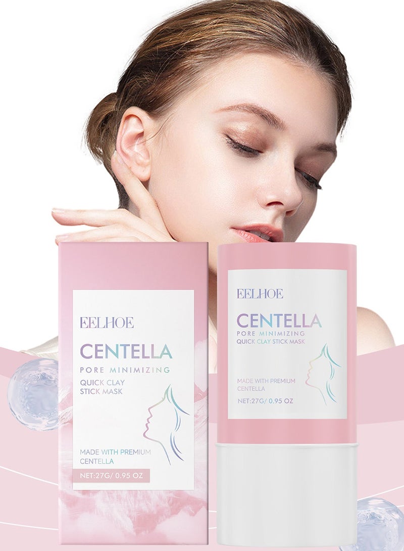EELHOE Centella Poremizing Clay Stick Mask ,Improves Facial Skin, Deep Pores Opener With Gentle Soothing Skin Effect, Blackhead Control,Both Men and Women Skin Types - Image 4