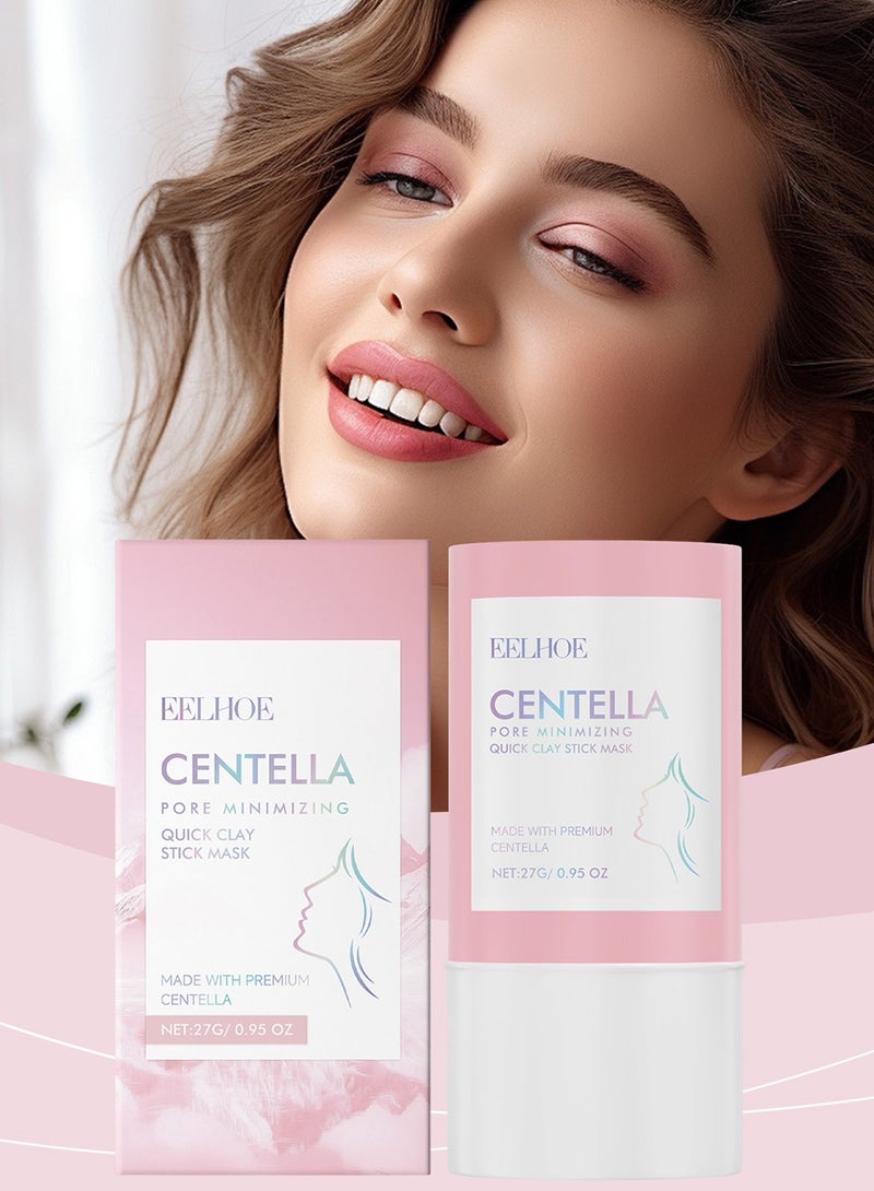 EELHOE Centella Poremizing Clay Stick Mask ,Improves Facial Skin, Deep Pores Opener With Gentle Soothing Skin Effect, Blackhead Control,Both Men and Women Skin Types - Image 2
