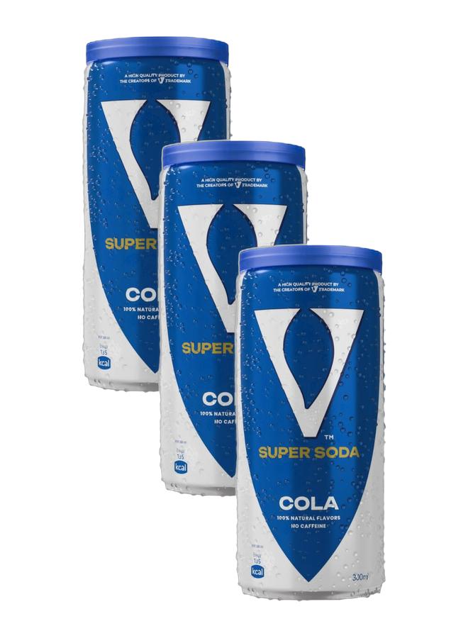 V Cola Super Soda Can 300 ml (Pack of 3) - Image 1