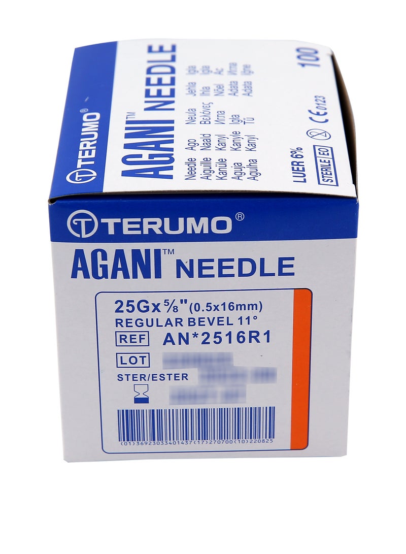 Terumo Agani Needle 25G x 5/8 (0.5 x 16mm) - Image 1