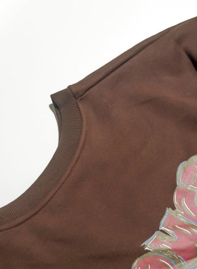 بونكا هوديس وبلوزات للنساء هودي بطبعة جرافيك - Image 4