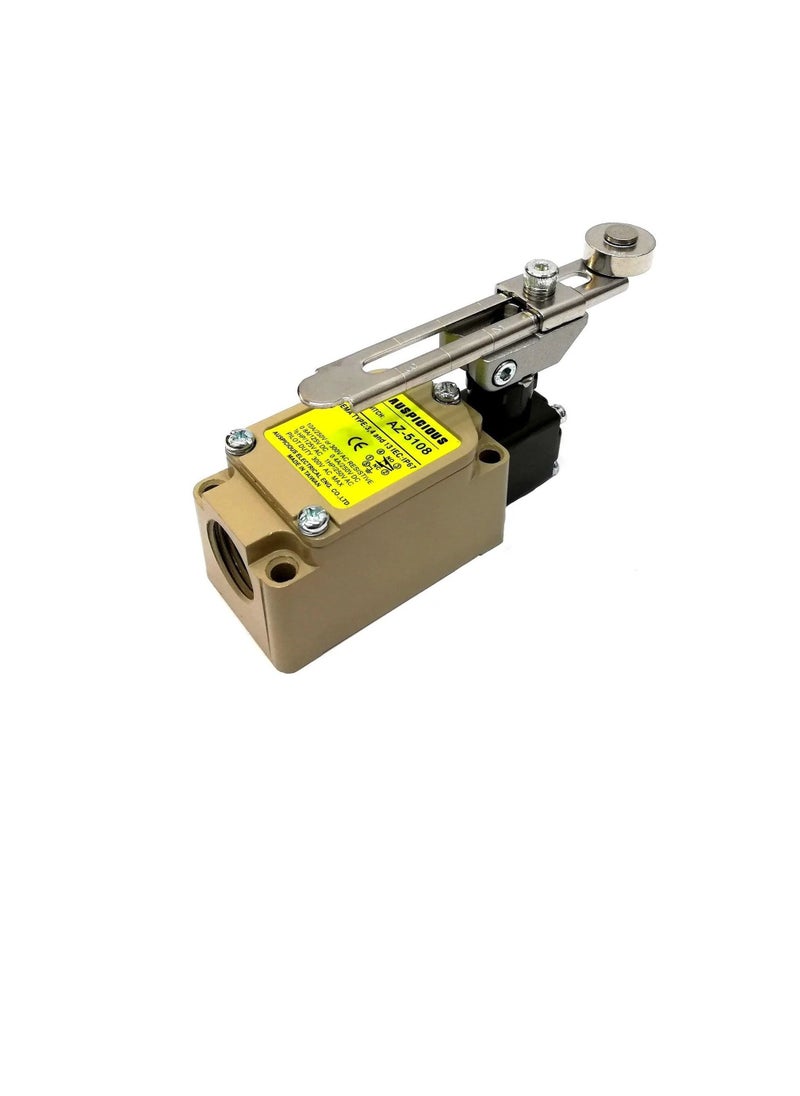 Auspicious - Adjustable Roller Lever Limit Switch 1 NO + 1NC 10A AZ-5108 - Image 1