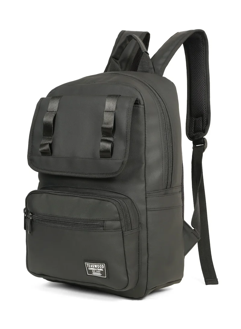 Teakwood Black Teakwood 23L Business Laptop Backpack for Men & Women | Fits up to 15 " Laptop | Premium Black Office & Travel Backpack | Water-Resistant | Multi-Compartment | Ergonomic Lightweight Durable Design  | Best Price UAE