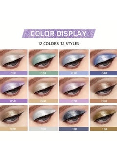 Liquid Eyeshadow Sticker Cosmetics Shadows Pencil Eyeliner Quick-drying Glitter Shimmer Monochrome Eyeshadow Pen Outline Eye Makeup - pzsku/ZD765DCD93ABF315912C3Z/45/_/1716360375/be7e7461-eef8-4d7a-be50-196c8d4d0824