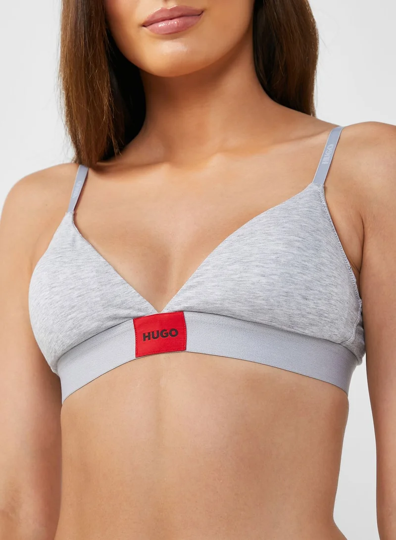 HUGO Plunge Knitted Bra