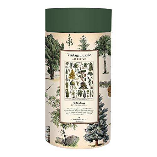 CAVANILLI & CO. Cavallini Papers & Co. Arboretum 1,000 Piece Puzzle, Multi - Image 3