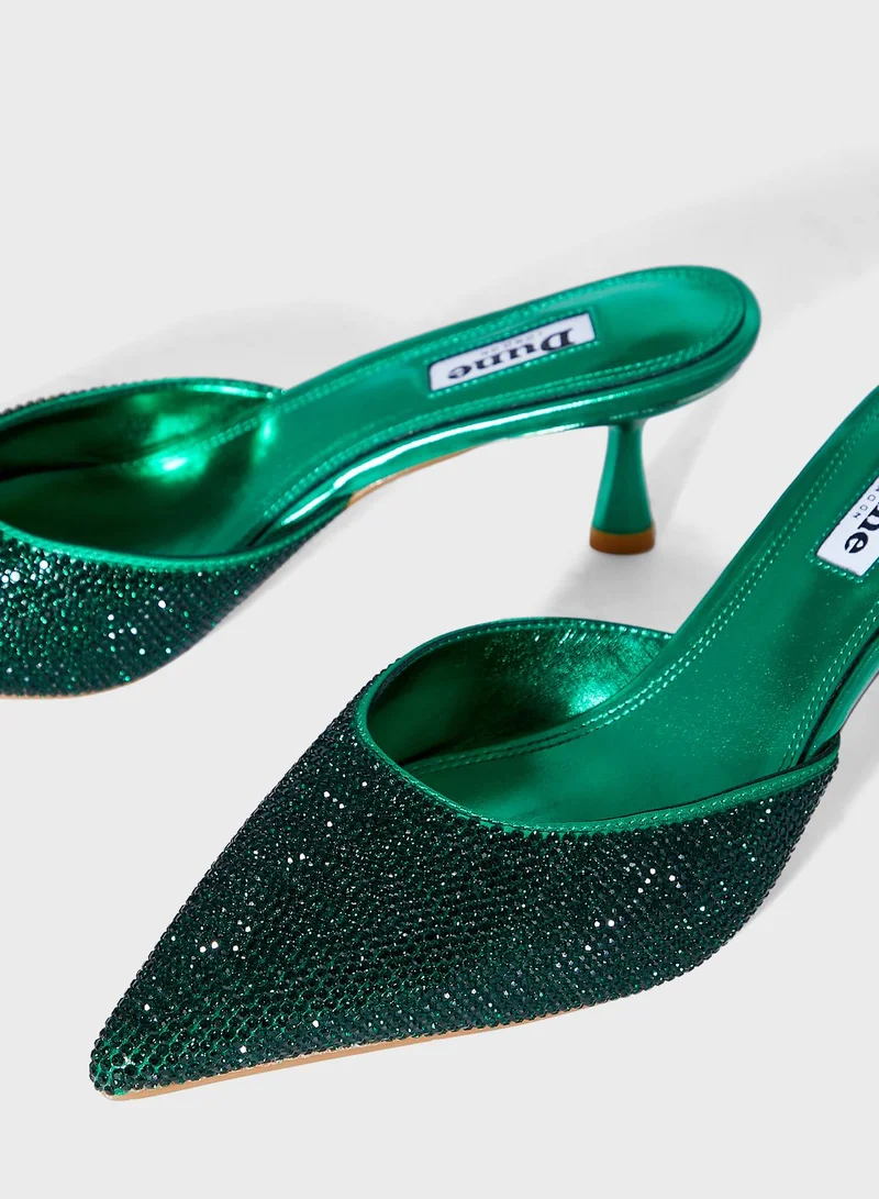 Dune LONDON Conquer Pointed Pumps