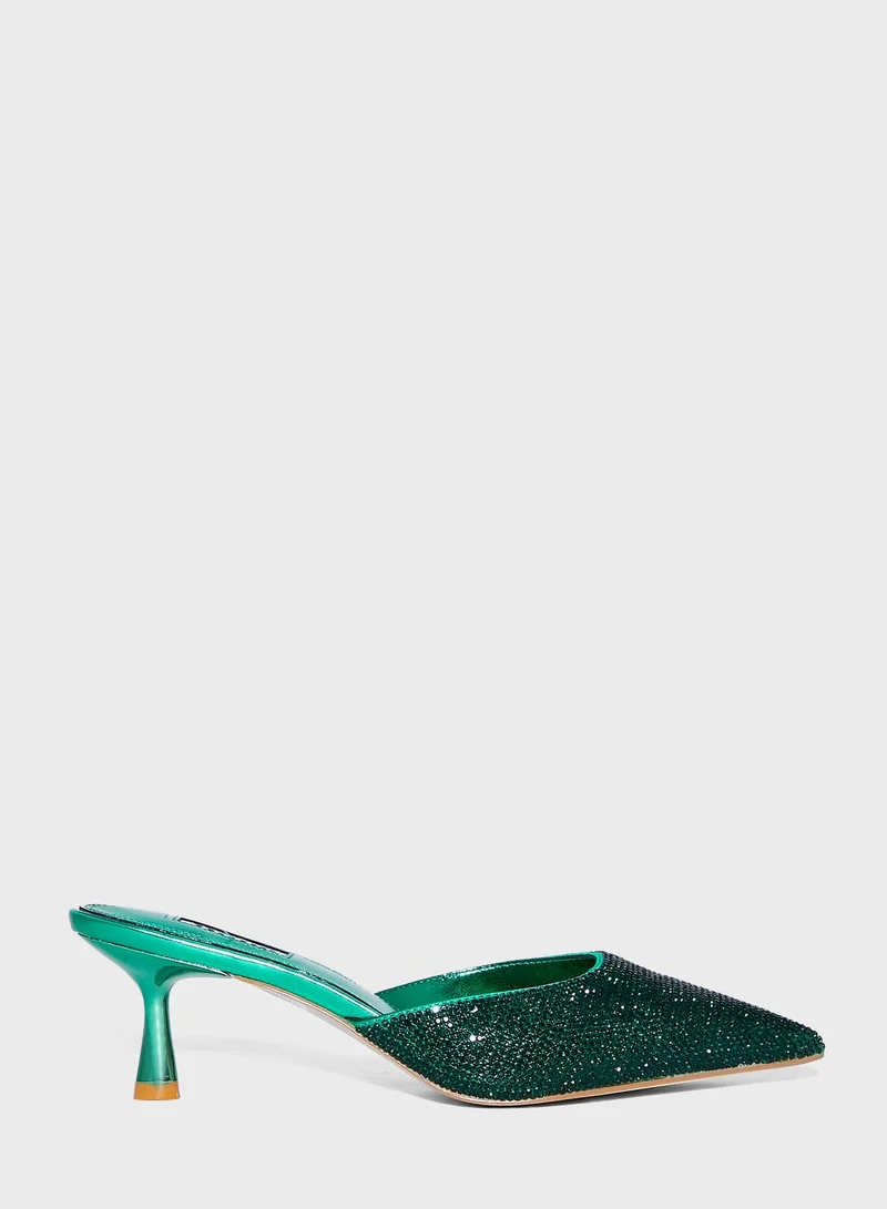 Dune LONDON Conquer Pointed Pumps