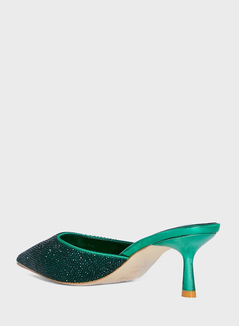 Dune LONDON Conquer Pointed Pumps