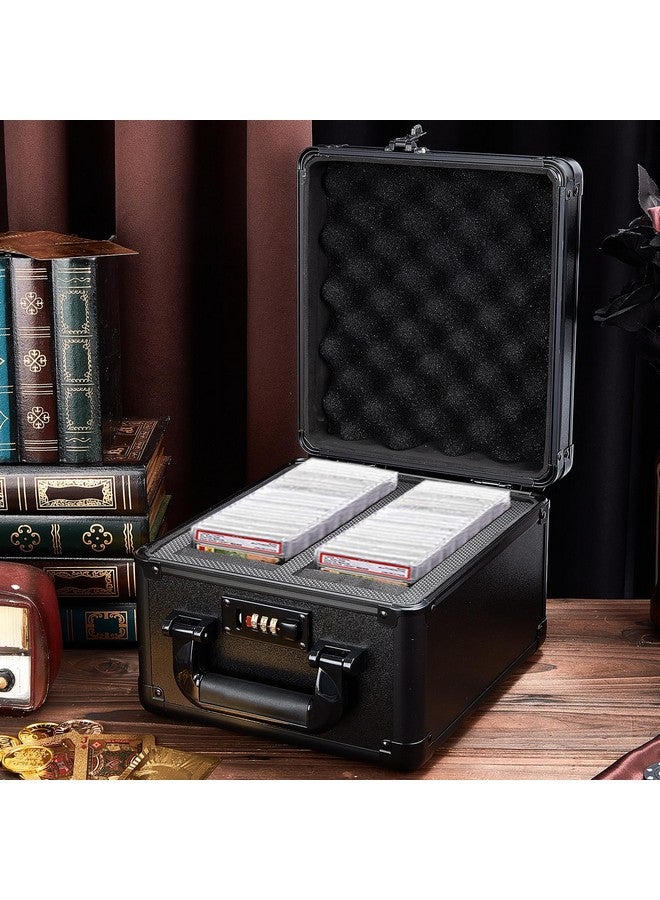 Maitys صندوق تخزين بطاقات مايتيز المصنفة، علبة عرض بطاقات رياضية مقاومة للماء، حقيبة حمل للشرائح - 9 x 10 x 7 بوصة، 2 فتحة - Image 5