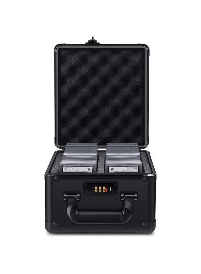 Maitys صندوق تخزين بطاقات مايتيز المصنفة، علبة عرض بطاقات رياضية مقاومة للماء، حقيبة حمل للشرائح - 9 x 10 x 7 بوصة، 2 فتحة - Image 1