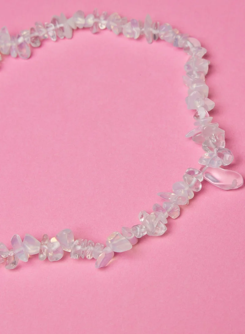 COCONUT LANE Moonstone Crystal Phone Strap