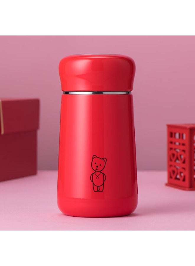 Heenoor Xino Insulated Mug For Women, Stylish Stainless Steel Water Bottle, Portable Tea Cup For Home Use, Xn-9619 Red, 330ml - Image 1