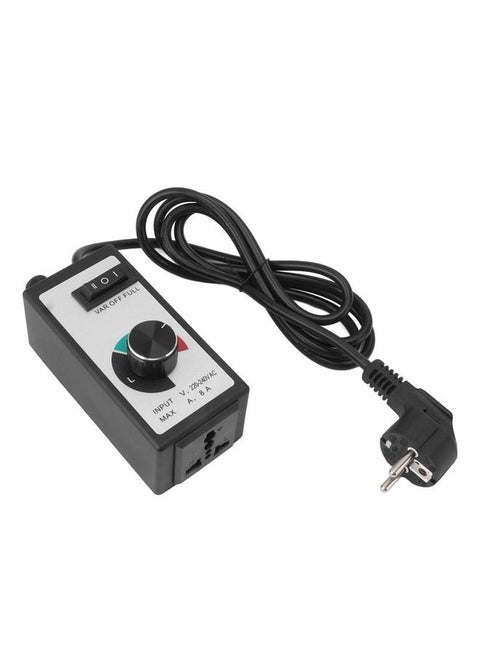 Fan Speed Controller Plastic Vent Blower Speed Adjuster 1500W Exhaust Fan Speed Controller Replacement for Home Industry EU 220-240V