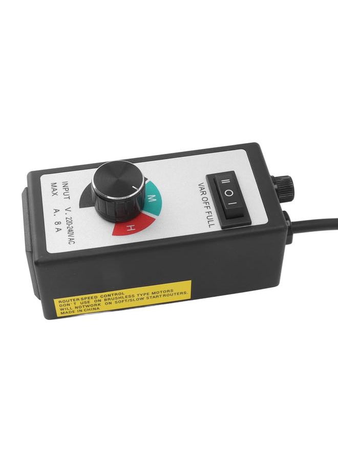 Thoraya - Fan Speed Controller Plastic Vent Blower Speed Adjuster 1500W Exhaust Fan Speed Controller Replacement for Home Industry EU 220-240V - Image 1