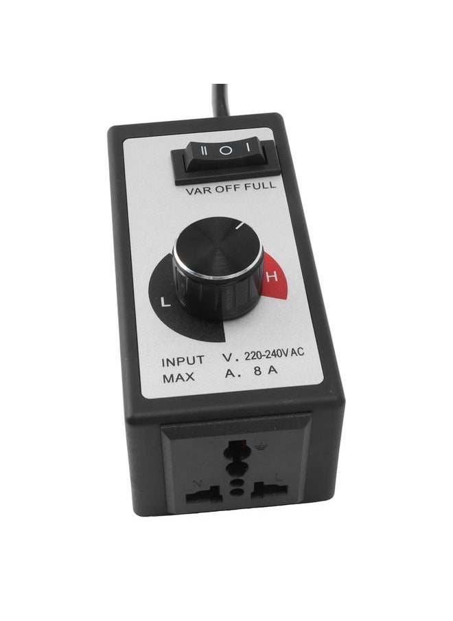 Thoraya - Fan Speed Controller Plastic Vent Blower Speed Adjuster 1500W Exhaust Fan Speed Controller Replacement for Home Industry EU 220-240V - Image 1