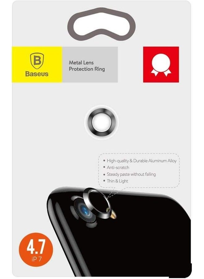 Taimi Metal Camera Lens Protection Ring For iPhone 7 Black  - Image 5