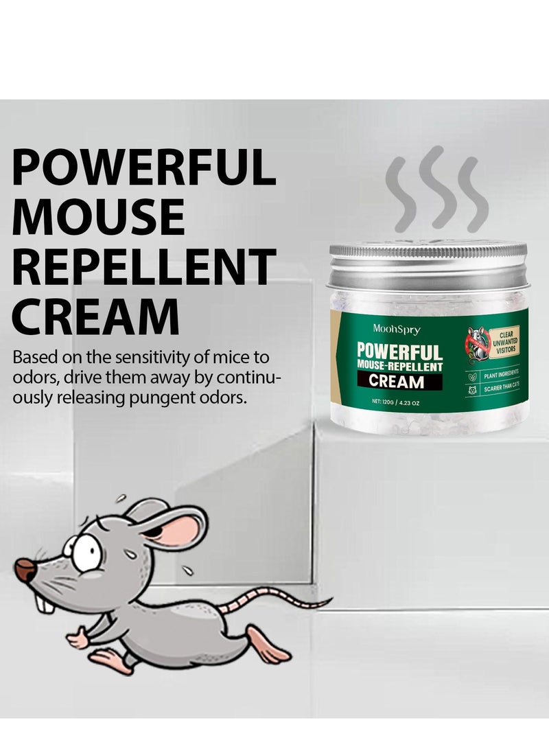 مون كريم طارد الماوس في الهواء الطلق المنزل داخلي طارد الماوس محرك طارد الماوس تجنب حماية المنزل - Image 3
