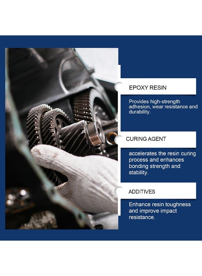 Jakehoe Strong Foundry Glue, Strong Foundry Glue For Metal, Metal Repair Glue, Strong Foundry Glue Plastic, Metal Glue Heary Duty Weld, Strong Metal Casting Welding Glue, Enhanced Casting Glue, 85ML - Image 5