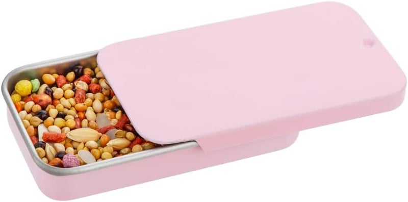 DQITJ 2 Pack Bird Training Food Jar Parrot Handheld Feeder Bird Interactive Educational Toy Feeder Cup (Pink and Green) - Image 4