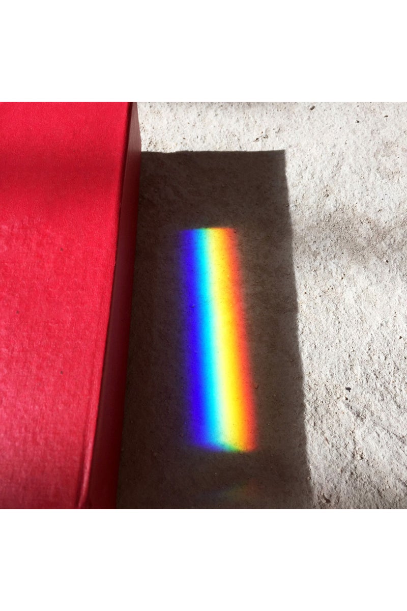 erorex Triangular Prism Students Optical Glass Large Mitsubishi Mirror Teaching Experiment Rainbow Photo... - Image 3