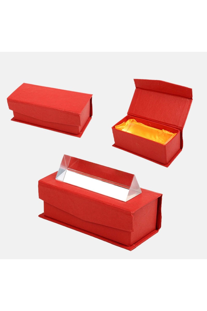 erorex Triangular Prism Students Optical Glass Large Mitsubishi Mirror Teaching Experiment Rainbow Photo... - Image 1