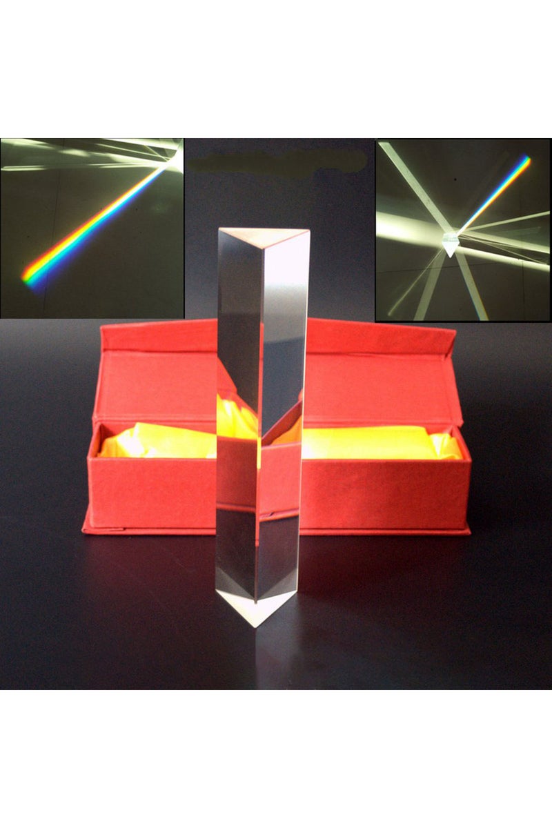 erorex Triangular Prism Students Optical Glass Large Mitsubishi Mirror Teaching Experiment Rainbow Photo... - Image 2