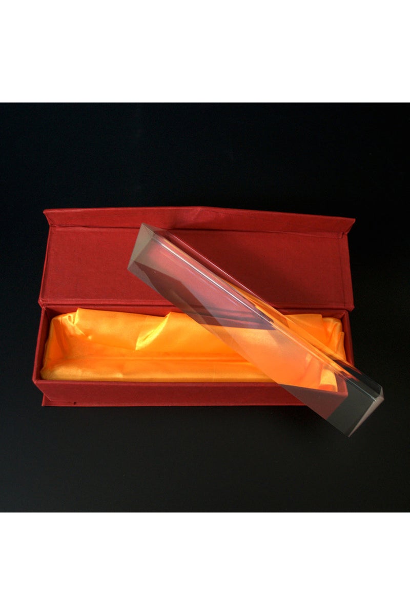 erorex Triangular Prism Students Optical Glass Large Mitsubishi Mirror Teaching Experiment Rainbow Photo... - Image 4