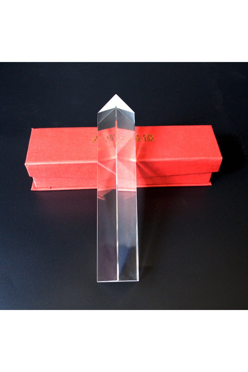 erorex Triangular Prism Students Optical Glass Large Mitsubishi Mirror Teaching Experiment Rainbow Photo... - Image 5