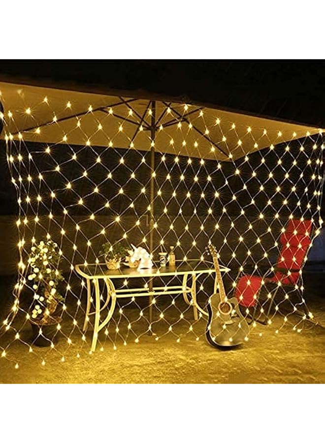 The Bros Diwali Lights LED Net Lights 9.8Ft x 6.6Ft Outdoor Indoor Holiday Seasons and Special Occasions  - Image 1