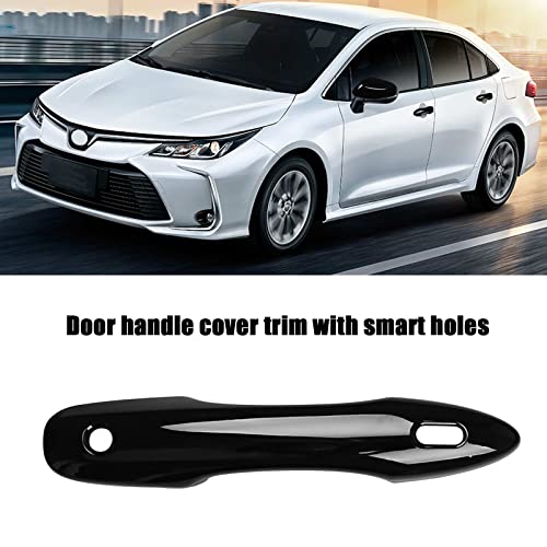 sportuli Black Side Mirror Covers and Handle Caps Replace for 2020 2021 2022 2023 2024 2025 Toyota Corolla Accessories, with Smart Key Holes - Image 5